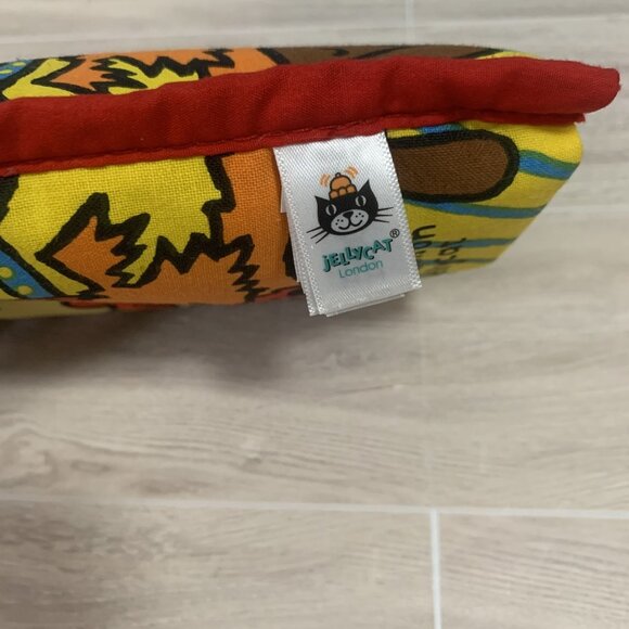 Jellycat Puppytails Anne Wilkinson Soft Crinkle Sensory Cloth Book With Bag - Picture 7 of 9